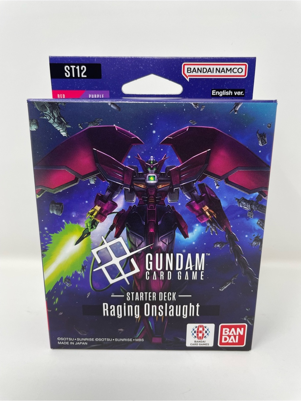 Gundam Starter Deck 12: Raging Onslaught (ST12) English Ver. Sealed Brand New